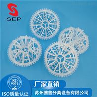 DN95特殊带刺型塑料花环填料 波纹规整填料