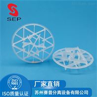 DN95海水脱硫 塑料PP雪花环填料 波纹规整填料